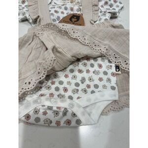 100% Organic Cotton 2 Piece Outfit New Rabbit And Bear